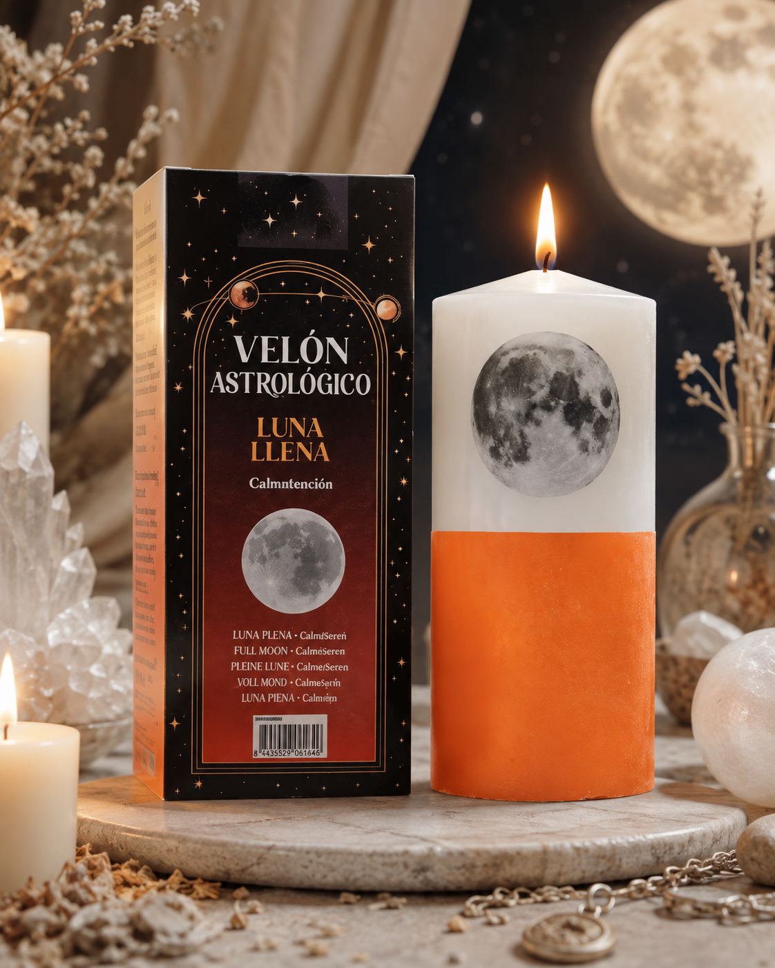 Velón astrológico Luna Llena